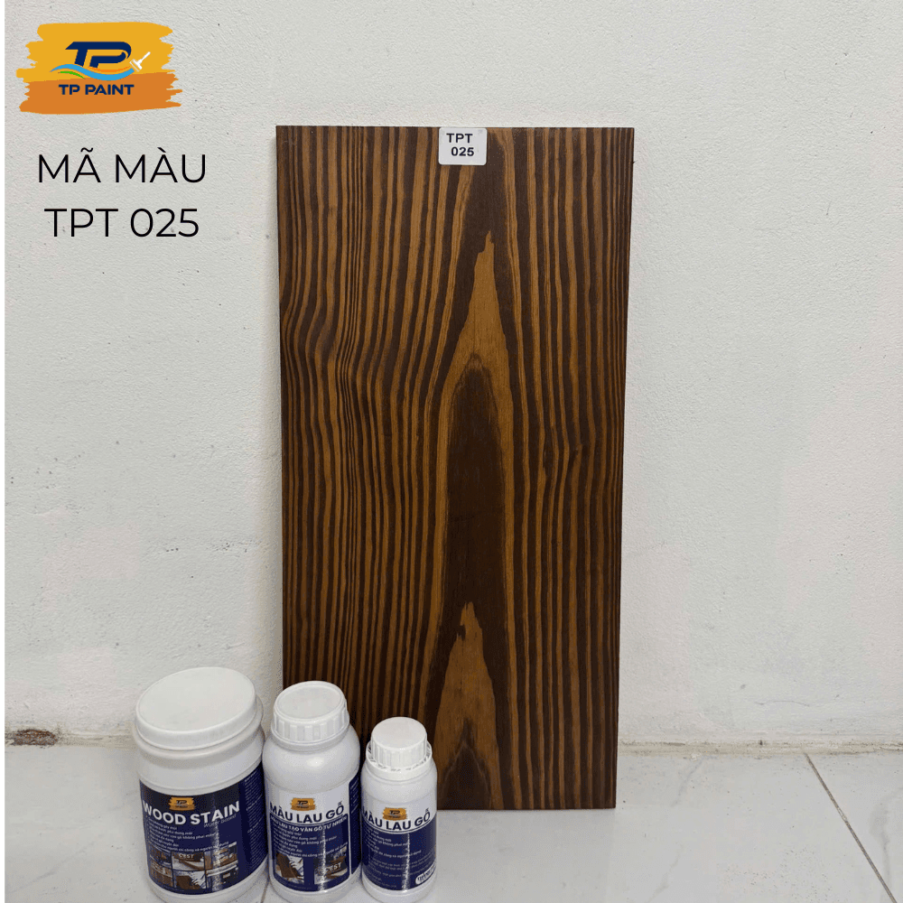MÃ MÀU SƠN LAU GỖ TPT 025 - TP PAINT